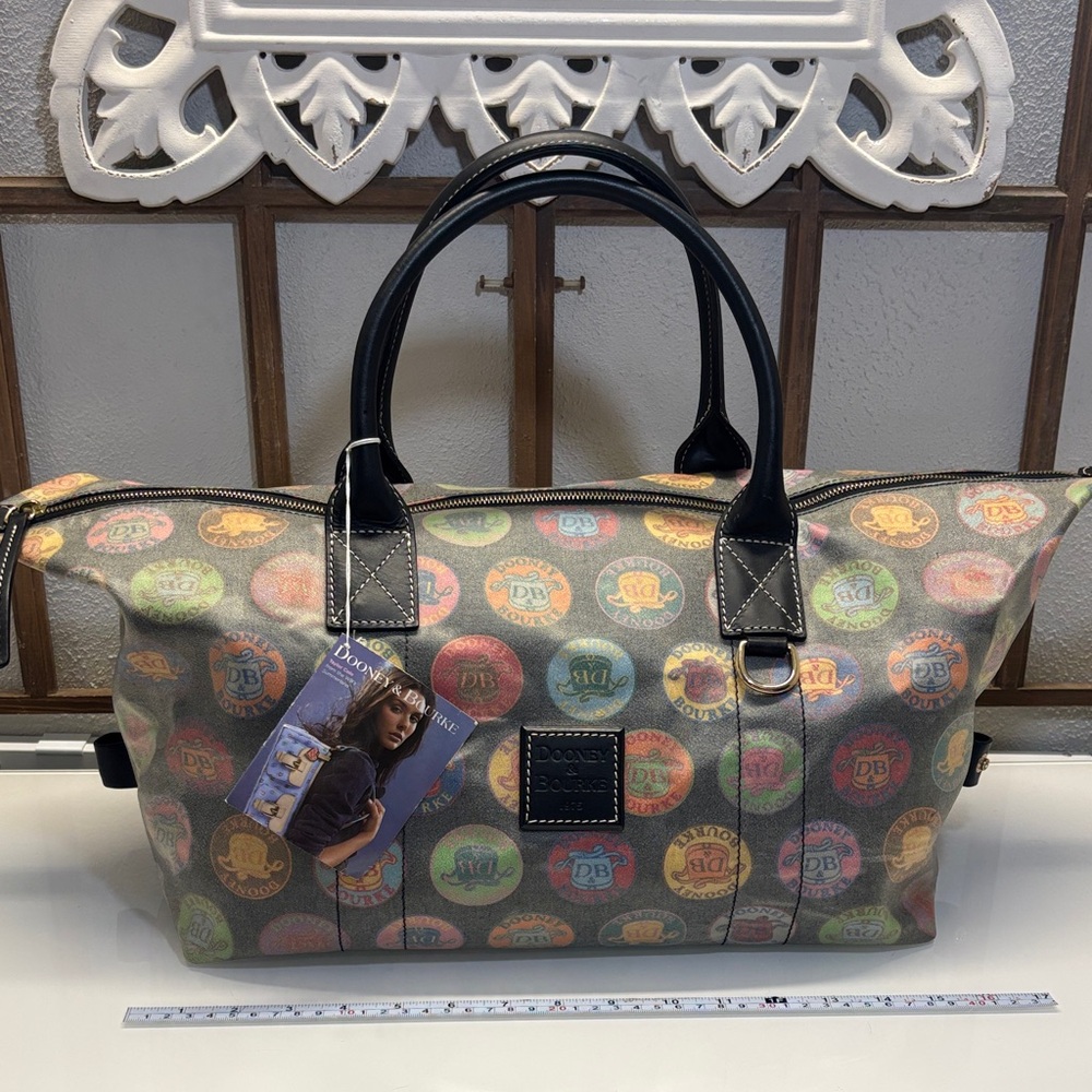 Dooney & Bourke Multicolor Logo Tote